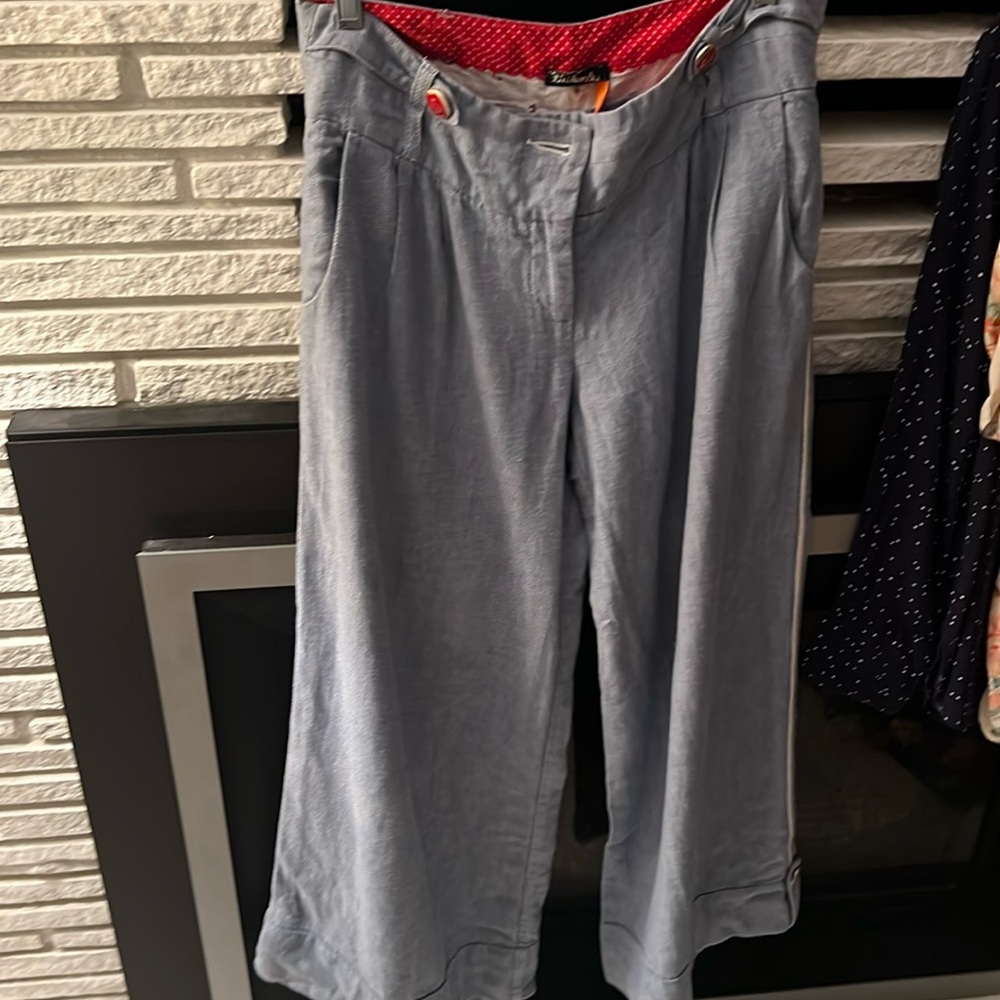 Anthropologie Taikonku women’s wide leg trouser sailor pants